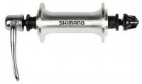 Втулка передняя Shimano TX500, 32 отверстий, v-brake, QR, серебристый, EHBTX500BAS