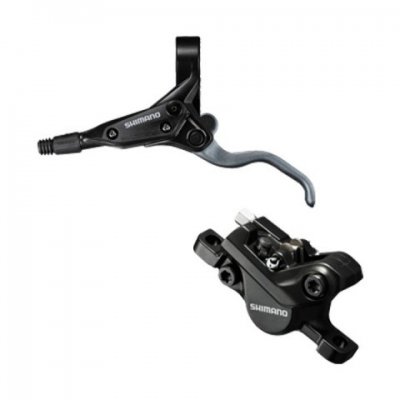 Тормоз Shimano M425, дисковый, левый передний, пластиковая колодка, 1000 мм, EM425LFPRA100