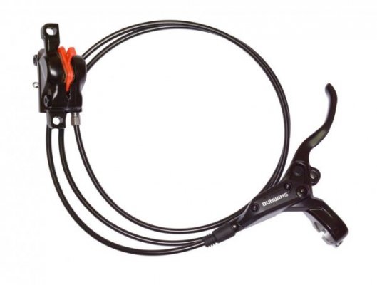 Тормоз Shimano M425, дисковый, правый задний, пластиковая колодка, 1700 мм, EM425RRXRA170