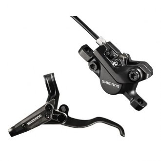 Тормоз Shimano дисковый, M445, BL-M445(лев)/BR-M447пер), черный, 1000мм EM445BLFPRA100