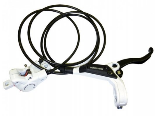 Тормоз дисковый для велосипеда Shimano M445, (левый)/(передний), 1000мм EM445BMFPRA100