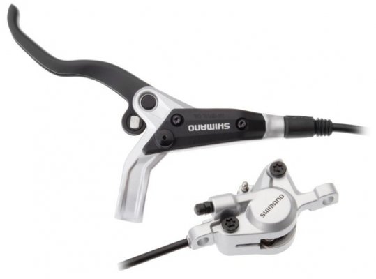 Тормоз дисковый для велосипеда Shimano M445, (левый)/(передний), 1000мм EM445BNFPRA100