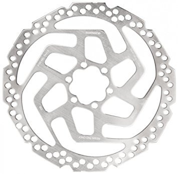 Тормозной велосипедный диск Shimano RT26, 160мм, 6-болтов, для пластиковых колод, ESMRT26S