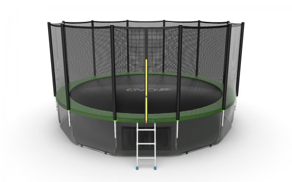 Батут Evojump External 16ft (Green) + Lower net