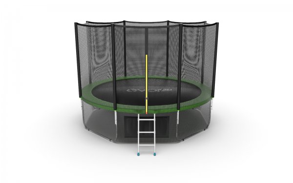 Батут Evojump External 12ft (Green) + Lower net
