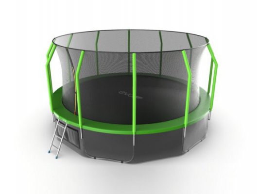 Батут Evojump Cosmo 16ft (Green) + Lower net