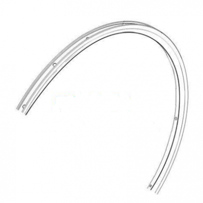 Обод SHIMANO для WH-R501/R501A, 24 отверстия, задний, черный, EWHRIM2URDBC