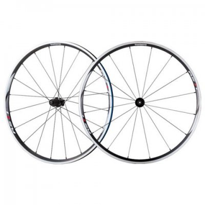 Колеса для велосипеда Shimano RS11 переднее и заднее, 28", белого цвета EWHRS11FRCWM