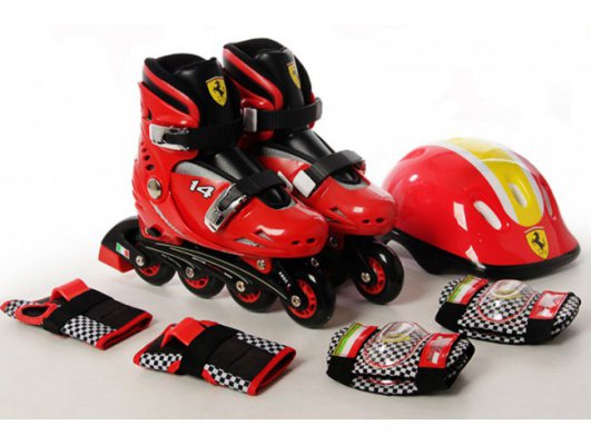 Роликовые коньки TVL Ferrari Kids Basic Skate FR-7