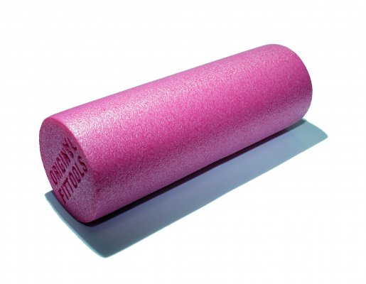Цилиндр для йоги компактный Original Fit.Tools 30 см EPE розовый