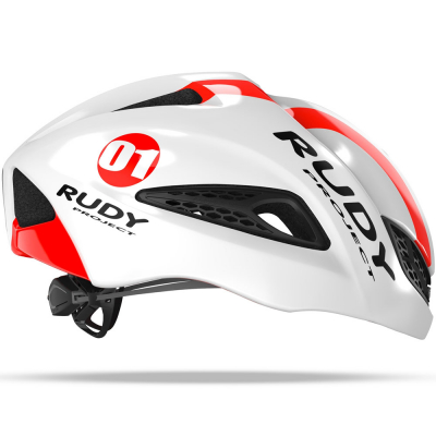Велошлем Rudy Project BOOST 01 WHITE/RED FLUO SHINY S/M