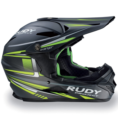 Велошлем Rudy Project AVENGER TITANIUM-LIME MATT S/M