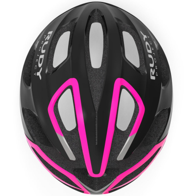 Шлем Rudy Project STRYM BLACK/PINK FLUO SHINY L