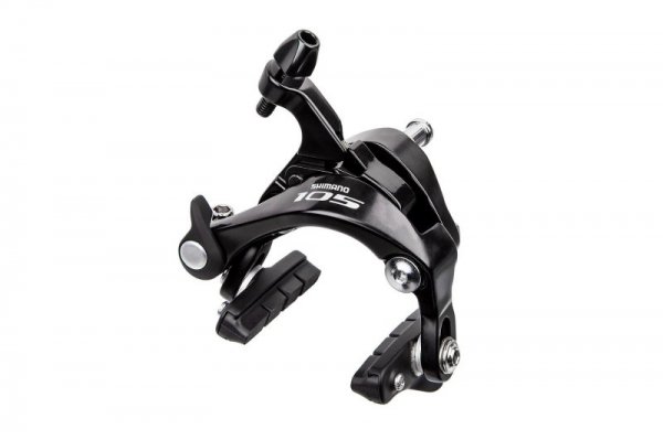 Тормоз Shimano 105 BR-5800, клещевой, передний, болт:27,5 мм, R55C4, черный, IBR5800AF82XL