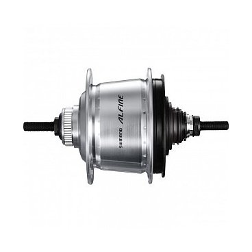 Втулка планетарная SHIMANO Alfine, S7000, 32, 8, C.Lock, 135x187 мм, серебристая, ISGS70008BS