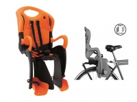 Детское заднее велокресло  BELLELLI Tiger Clamp. Цвет: чёрно-оранжевый, черно-белый. Вес до 22 килограмм
