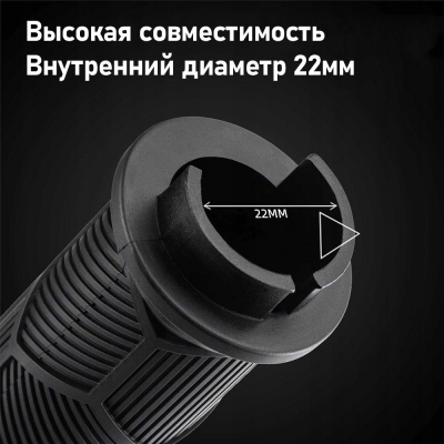 Грипсы Rockbros из силиконовой резины, с металическими локонами и барендами