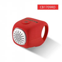 Звонок Rockbros CB1709 электро, 3 мелодии, силиконовая оболочка; красны