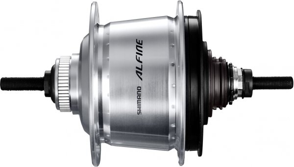 Втулка SHIMANO Alfine S7000, планетарная, 36 отверстия, 8 скоростей, C.Lock, 135x187 мм, ISGS70008AS