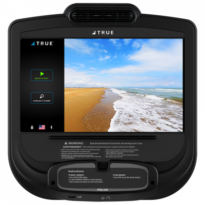 Эллиптический тренажер TRUE C400 (консоль Envision 9)