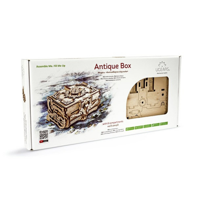 Сборная модель UGEARS Антикварная шкатулка