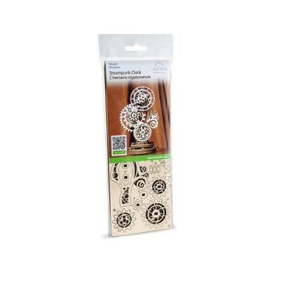 Сборная модель UGEARS Стимпанк-часики
