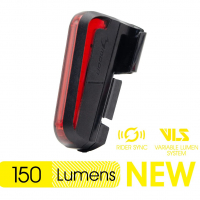 Фонарь задний Moon CERBERUS SENSE, 150 Лм, 11 режимов, USB‑C