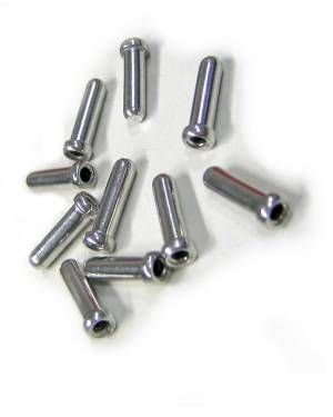 Концевик SHIMANO алюминиевый для троса переключателя, 10 штук Y62098060