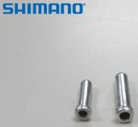Концевик SHIMANO алюминиевый для троса тормоза, 10 штук Y62098070