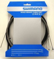 Трос+оплетка тормоза SHIMANO шоссе, трос 1000мм/2050 мм нержавейка Y80098019