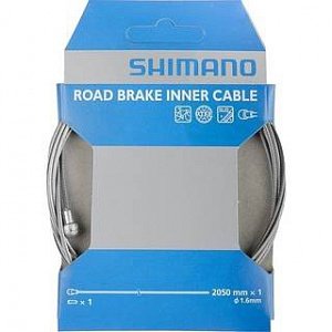 Трос тормоза SHIMANO , MTB, 1.6X2050 мм, нержавеющий, 100 штук в коробке, Y80098551
