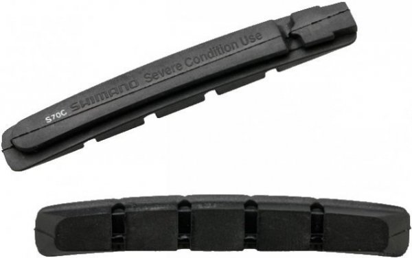 Вкладыши тормозной колодки Shimano S70C, для v-brake, картридж, Y8A298032