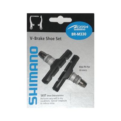 Тормозные колодки SHIMANO для v-brake BR-M330, 50 пар Y8GP9803A