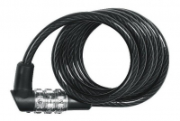 Замок вело ABUS 3506C/180 черный кодовый