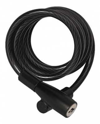 Замок вело ABUS 3506K/180 черный ключ