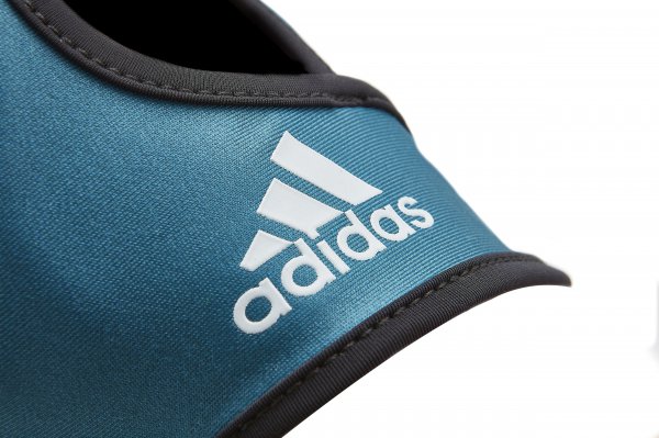 Перчатки для фитнеса Adidas сине-зеленые