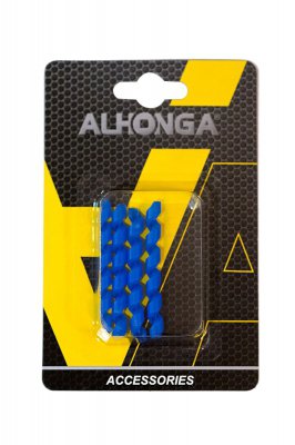 Защитная накладка на оболочку троса  ALHONGA HJ-PX008-BL, цвет голубой (комплект 4 шт.).