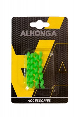Защитная накладка на оболочку троса ALHONGA HJ-PX008-GR, цвет зеленый (комплект 4 шт.).