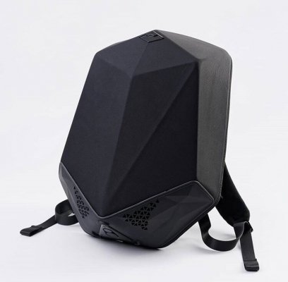Антивандальный рюкзак  с колонкой Bluetooth BBOM Цвет:чёрный., power bank 5000mAh, usb