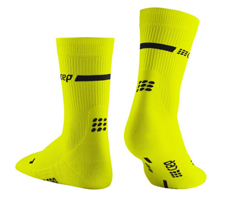 Женские спортивные компрессионные носки  CEP Short Socks 3.0 / Желтый
