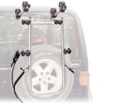 Peruzzo Автобагажник на запаску MERANO, сталь, труба D:30 мм, для 2 в-дов весом до 15кг, фиксация велосипеда за верхнюю трубу рамы (max D:60 мм), цвет: серый, упаковка-термоплёнка
