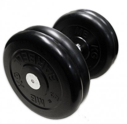 Гантель неразборная черная Barbell 21 кг