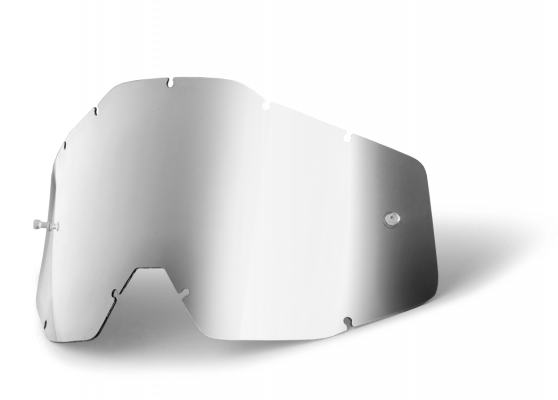 Линза 100% Racecraft/Accuri/Strata Anti-Fog Mirror Silver 