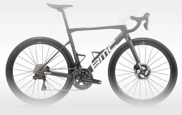 Велосипед BMC Teammachine SLR 01 TWO DURA ACE DI2 DISC COSMIC SL32 Черный/белый (2023)