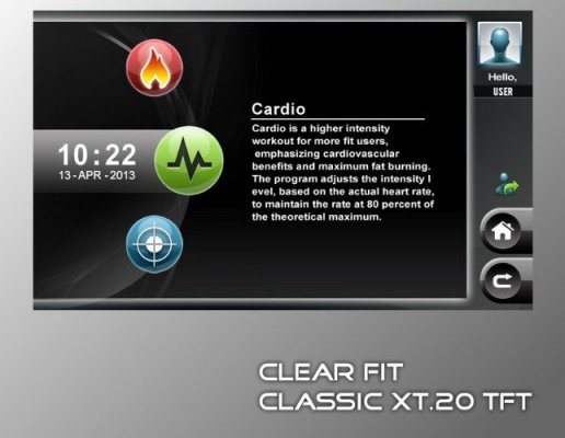 Беговая дорожка Clear Fit Clear Fit Classic XT.20 TFT