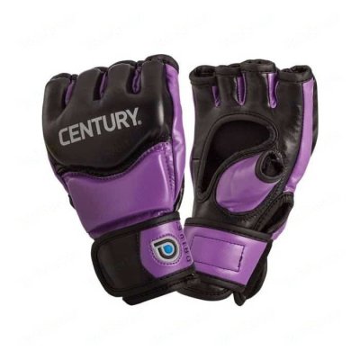 Перчатки тренировочные женские Century black/purple