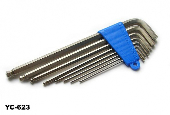 Шестигранник BIKE HAND YC-623 с шаровыми головками (1,5-10мм)