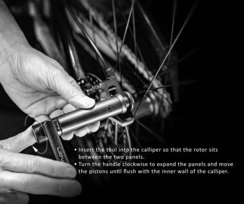 Ключ для развода тормозных поршней Birzman Disc Brake Piston Pusher