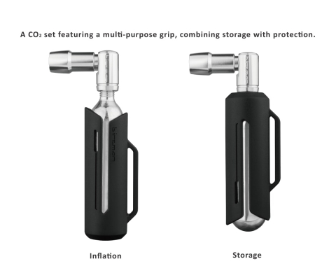Насос CO2 Birzman E-Grip Turn