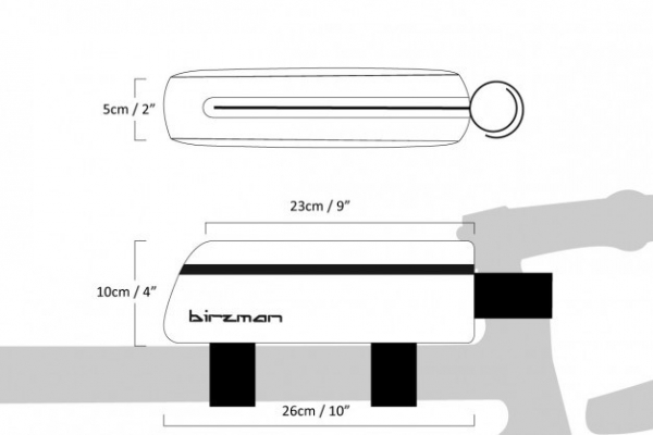 Сумка на раму Birzman Packman Travel Top Tube Pack